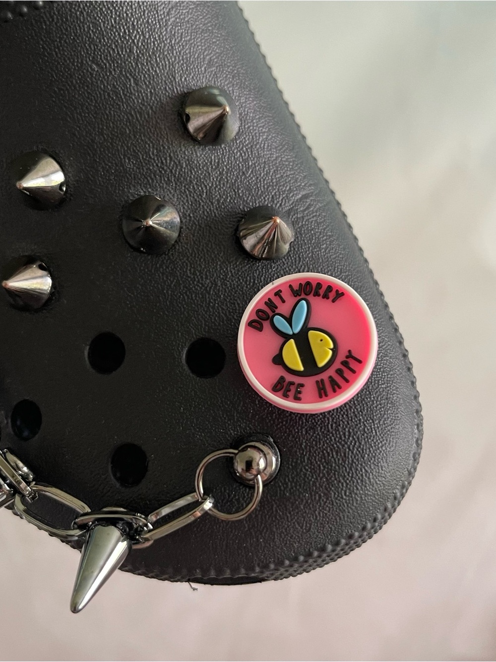 Don’t Worry Bee Happy Croc Jibbitz Charm